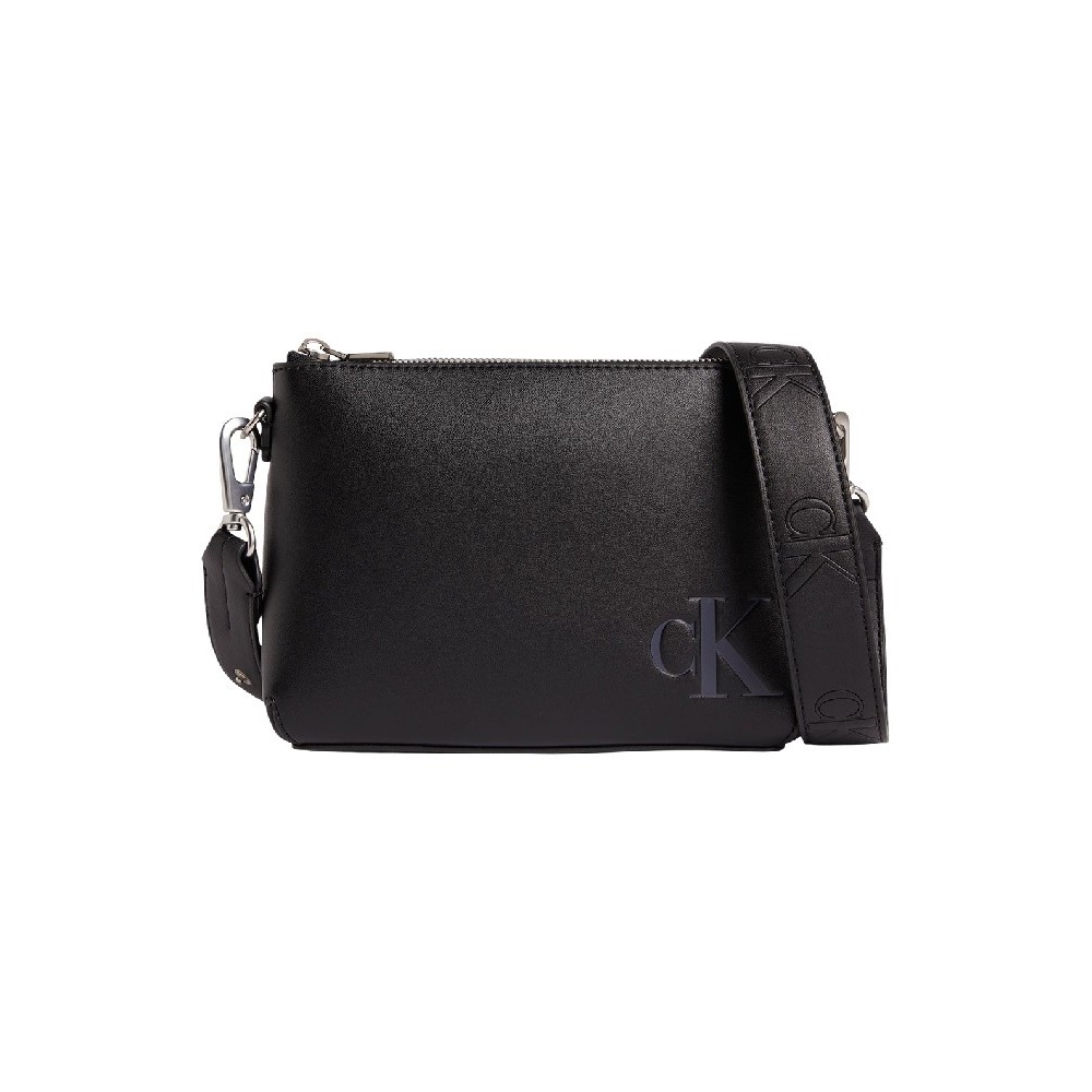 CALVIN KLEIN JEANS SCULPTED CAMERA POUCH21 MONO ΤΣΑΝΤΑ ΓΥΝΑΙΚΕΙΑ BLACK