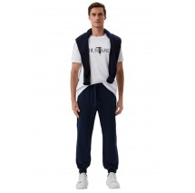 T-SHIRT LOGO PRINT ΑΝΔΡΙΚΟ TRUSSARDI WHITE