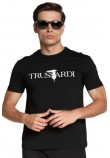 T-SHIRT LOGO PRINT ΑΝΔΡΙΚΟ TRUSSARDI BLACK