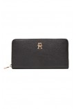 TOMMY HILFIGER DISTINCT LRG ZA ΠΟΡΤΟΦΟΛΙ ΓΥΝΑΙΚΕΙΟ BLACK