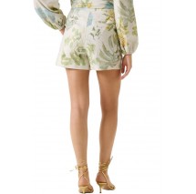 GUESS KIRSTEN LINEN BELTED SHORT ΣΟΡΤΣ ΓΥΝΑΙΚΕΙΟ FLORAL