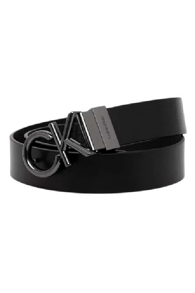 CALVIN KLEIN JEANS ADJ/REV CK METAL BOMBE MONO 35MM ΖΩΝΗ ΑΝΔΡΙΚΗ BLACK