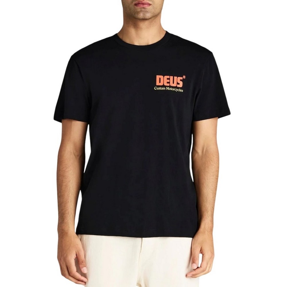 DEUS DROP DOWN TEE DMP251953B T-SHIRT  ΜΠΛΟΥΖΑ ΑΝΔΡΙΚΗ BLACK