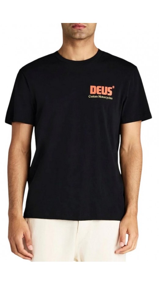 DEUS DROP DOWN TEE DMP251953B T-SHIRT  ΜΠΛΟΥΖΑ ΑΝΔΡΙΚΗ BLACK