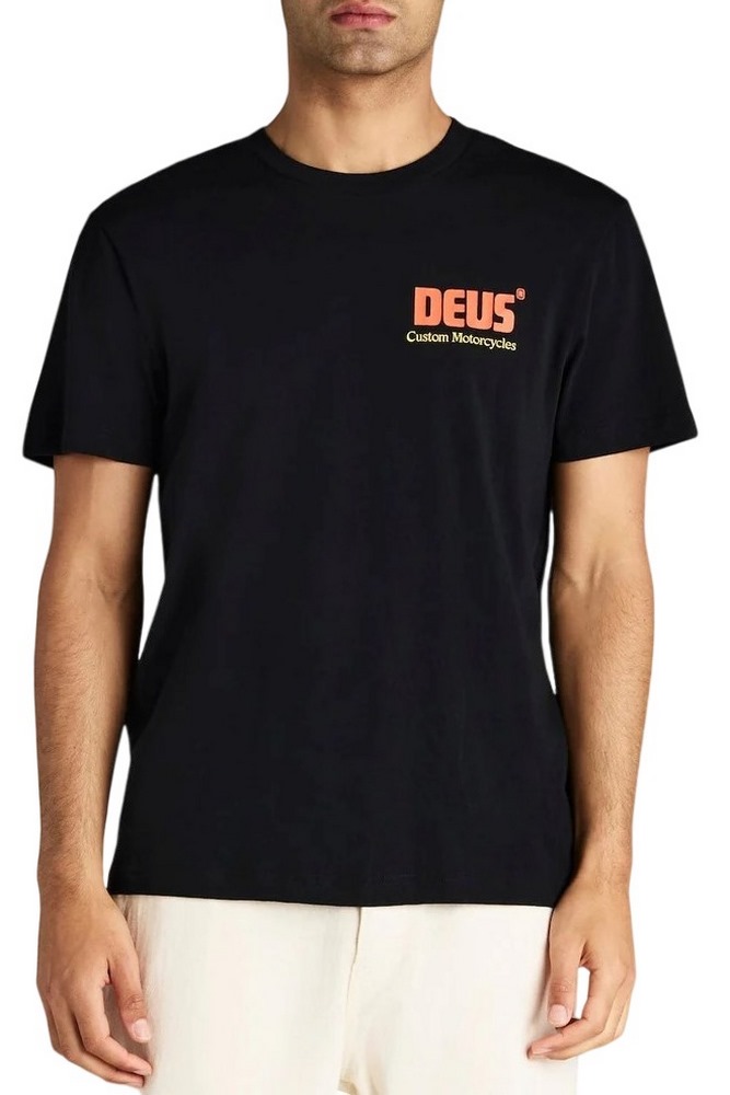 DEUS DROP DOWN TEE DMP251953B T-SHIRT  ΜΠΛΟΥΖΑ ΑΝΔΡΙΚΗ BLACK