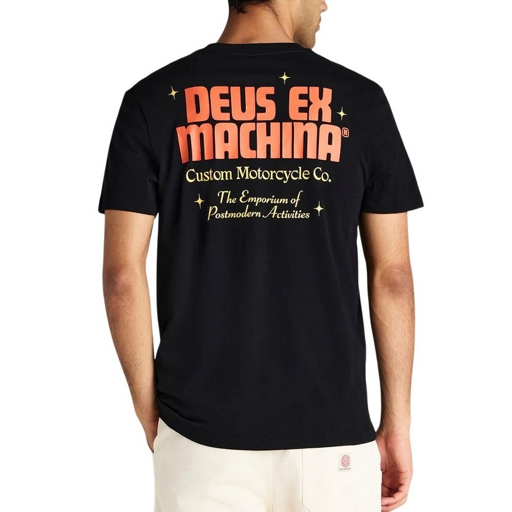 DEUS DROP DOWN TEE DMP251953B T-SHIRT  ΜΠΛΟΥΖΑ ΑΝΔΡΙΚΗ BLACK