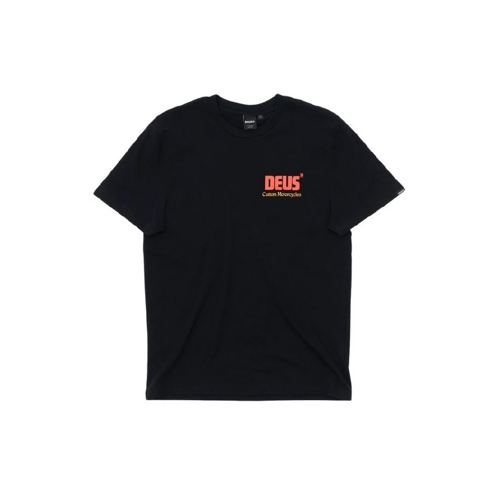 DEUS DROP DOWN TEE DMP251953B T-SHIRT  ΜΠΛΟΥΖΑ ΑΝΔΡΙΚΗ BLACK