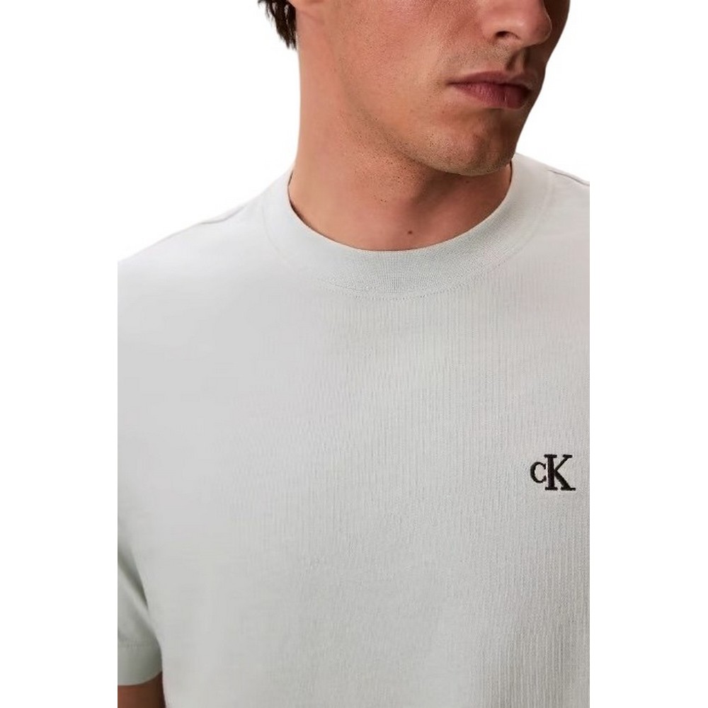 CALVIN KLEIN JEANS MONOGRAM 20S EASY T-SHIRT ΜΠΛΟΥΖΑ ΑΝΔΡΙΚΗ MINT