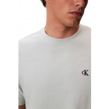 CALVIN KLEIN JEANS MONOGRAM 20S EASY T-SHIRT ΜΠΛΟΥΖΑ ΑΝΔΡΙΚΗ MINT