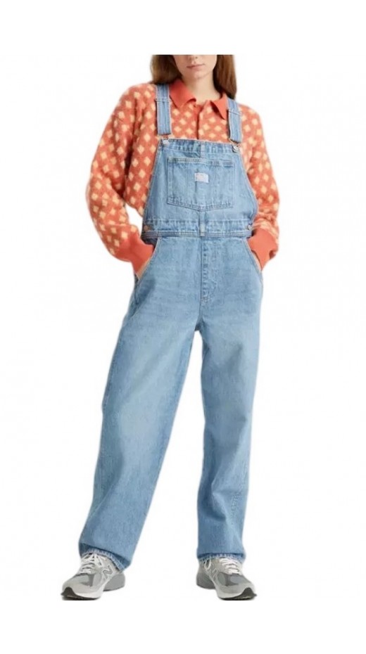 LEVIS VINTAGE OVERALL 853150016 ΦΟΡΜΑ ΟΛΟΣΩΜΗ ΓΥΝΑΙΚΕΙΑ BLUΕ DENIM