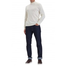 CALVIN KLEIN MERINO MOCK NECK SWTR ΜΠΛΟΥΖΑ ΠΛΕΚΤΗ ΑΝΔΡΙΚΗ OFF WHITE