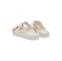 BIRKENSTOCK POOL ARIZONA BIG BUCKLE EVA NARROW SEASONAL ΠΑΝΤΟΦΛΑ ΓΥΝΑΙΚΕΙΑ EGGSHELL