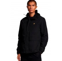 ΜΠΟΥΦΑΝ ESSENTIALS HOODED POCKET JACKET ΑΝΔΡΙΚΟ LYLE AND SCOTT BLACK