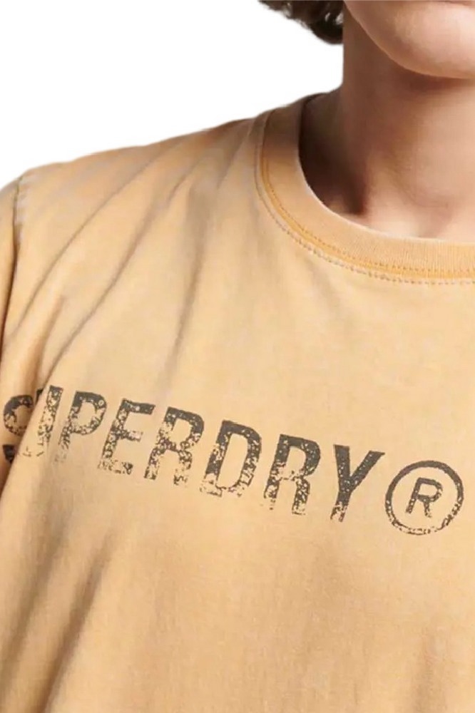 SUPERDRY D1 OVIN VINTAGE CORP LOGO TEE T-SHIRT ΑΝΔΡΙΚΟ MUSTARD