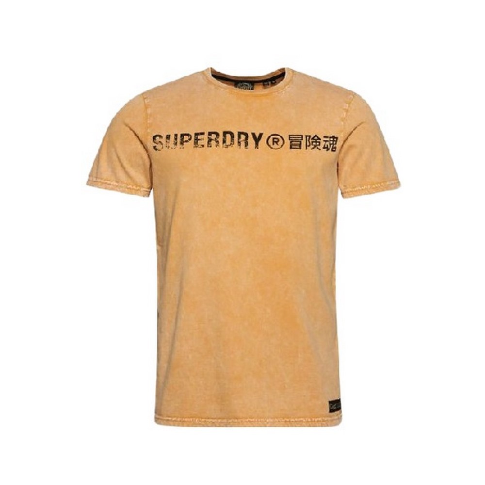 SUPERDRY D1 OVIN VINTAGE CORP LOGO TEE T-SHIRT ΑΝΔΡΙΚΟ MUSTARD