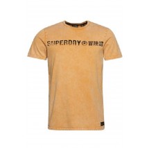 SUPERDRY D1 OVIN VINTAGE CORP LOGO TEE T-SHIRT ΑΝΔΡΙΚΟ MUSTARD