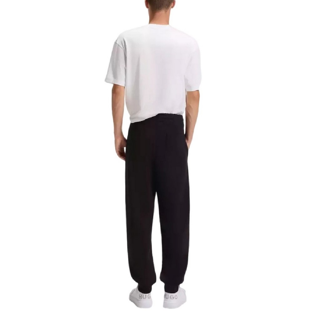 HUGO BOSS NEVEZ JERSEY TROUSERS ΠΑΝΤΕΛΟΝΙ ΦΟΡΜΑ ΑΝΔΡΙΚΟ BLACK