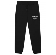 HUGO BOSS NEVEZ JERSEY TROUSERS ΠΑΝΤΕΛΟΝΙ ΦΟΡΜΑ ΑΝΔΡΙΚΟ BLACK
