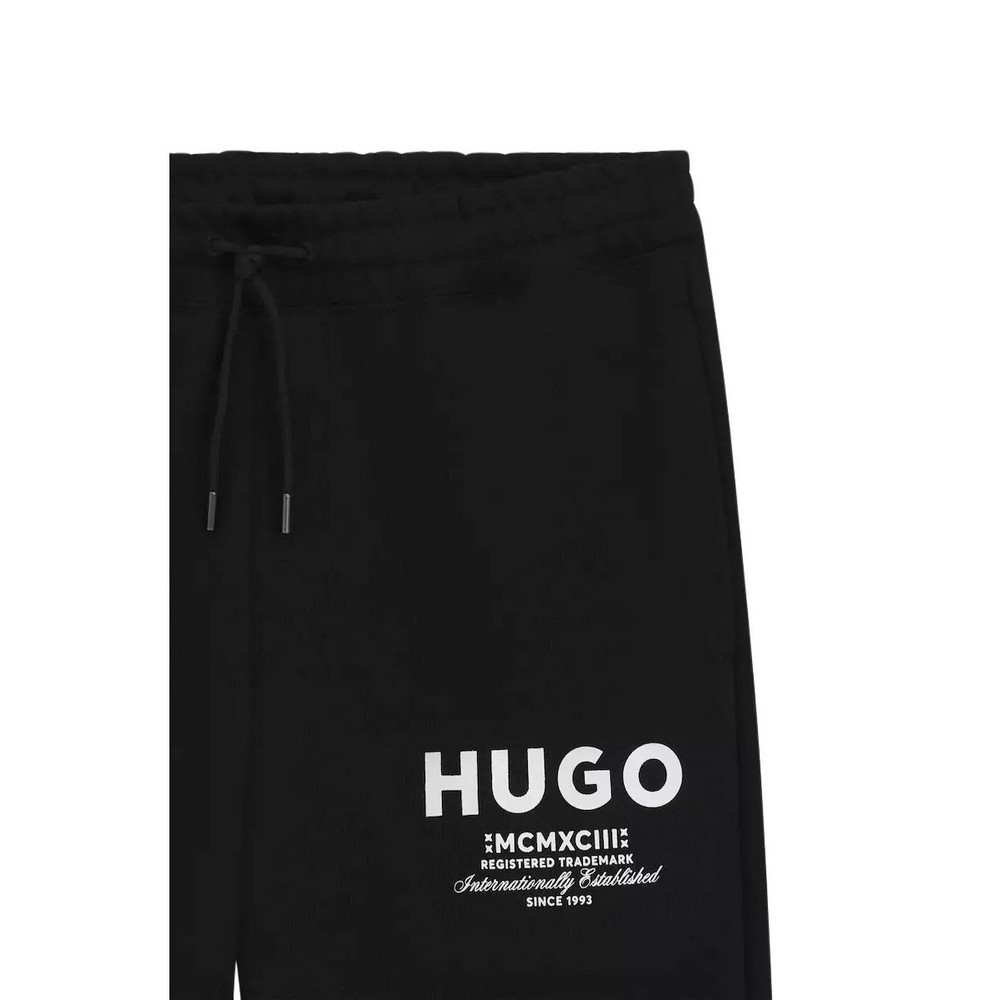 HUGO BOSS NEVEZ JERSEY TROUSERS ΠΑΝΤΕΛΟΝΙ ΦΟΡΜΑ ΑΝΔΡΙΚΟ BLACK
