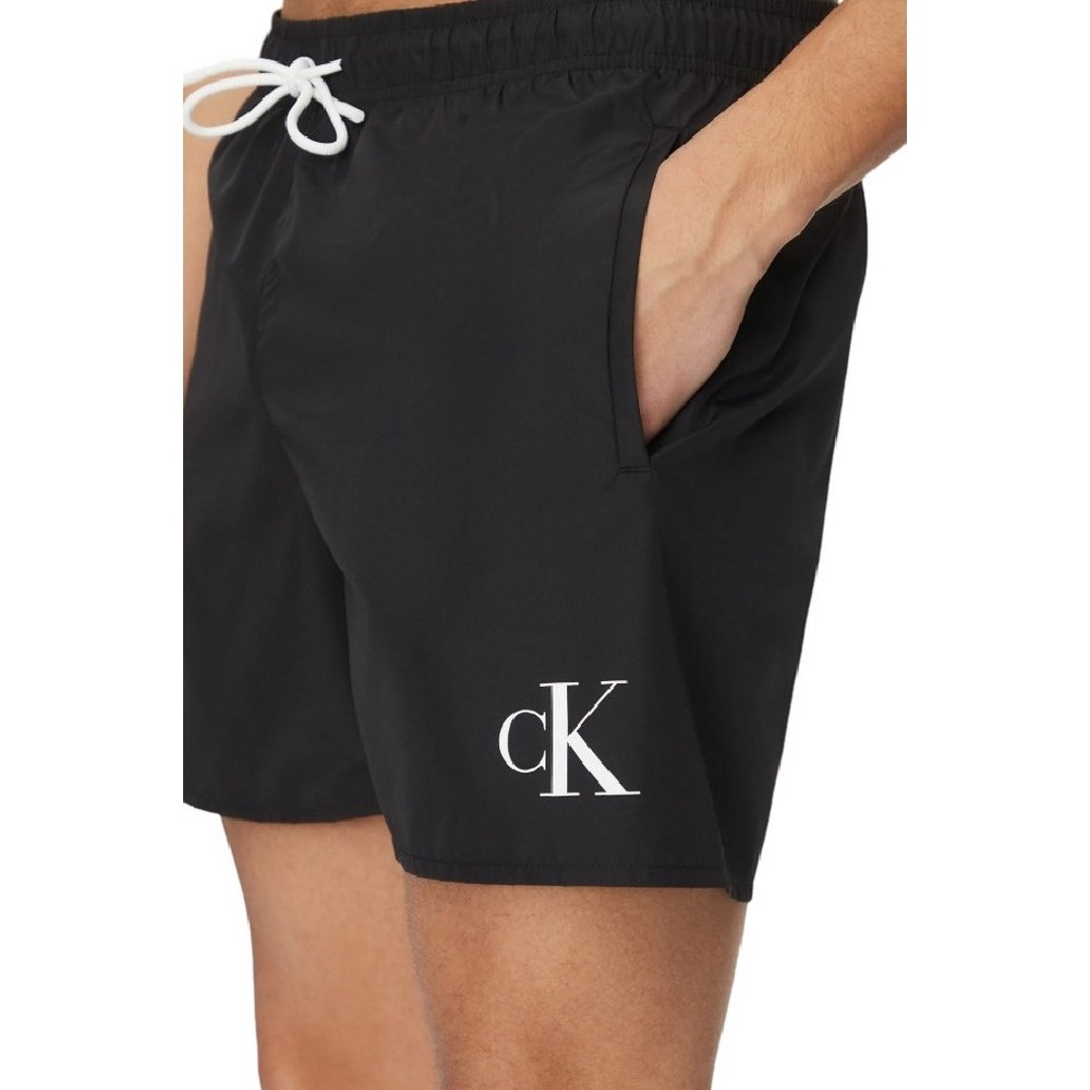 CALVIN KLEIN JEANS MEDIUM DRAWSTRING ΜΑΓΙΟ ΑΝΔΡΙΚΟ BLACK