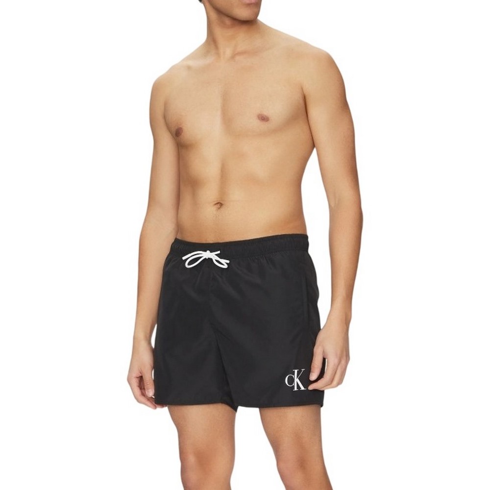 CALVIN KLEIN JEANS MEDIUM DRAWSTRING ΜΑΓΙΟ ΑΝΔΡΙΚΟ BLACK