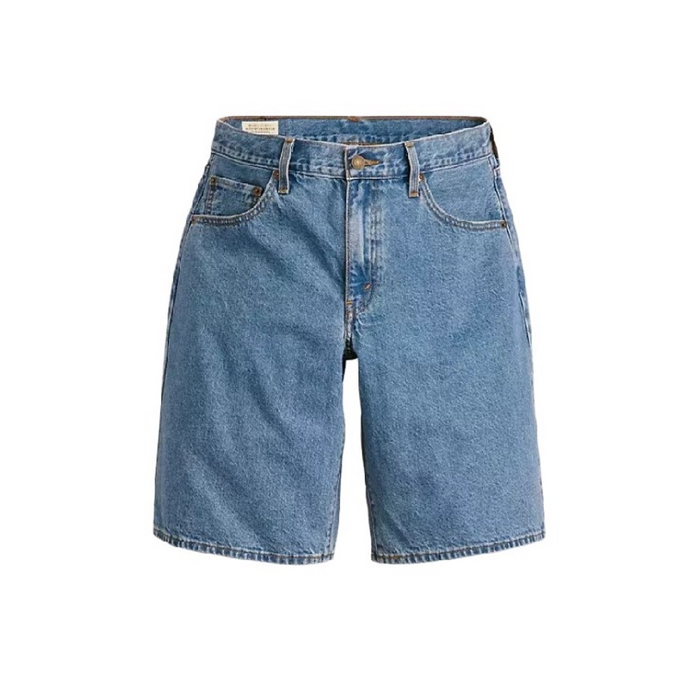 LEVIS BAGGY DAD JORT 000MJ0001 ΒΕΡΜΟΥΔΑ ΓΥΝΑΙΚΕΙΑ BLUΕ DENIM