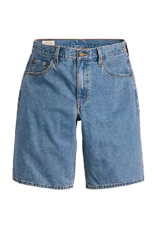 LEVIS BAGGY DAD JORT 000MJ0001 ΒΕΡΜΟΥΔΑ ΓΥΝΑΙΚΕΙΑ BLUΕ DENIM