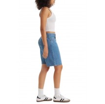 LEVIS BAGGY DAD JORT 000MJ0001 ΒΕΡΜΟΥΔΑ ΓΥΝΑΙΚΕΙΑ BLUΕ DENIM