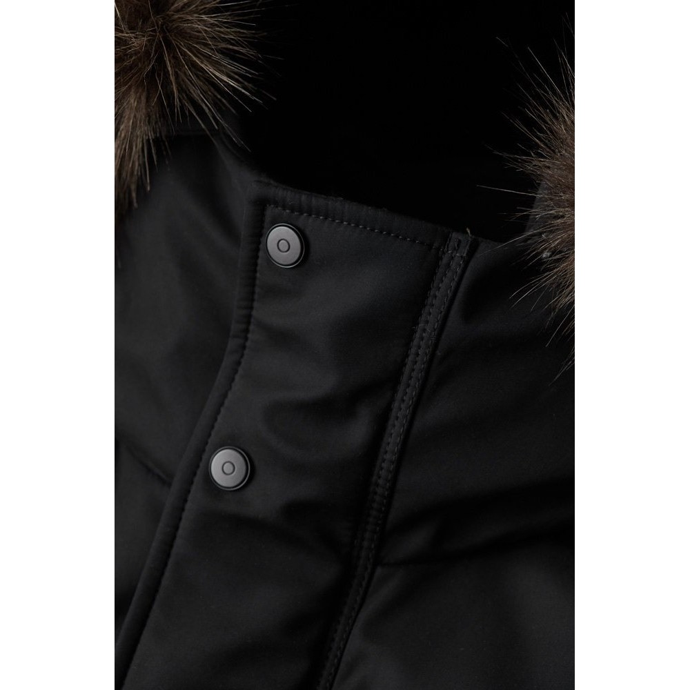 SUPERDRY D2 OVIN CHINOOK FAUX FUR PARKA ΜΠΟΥΦΑΝ ΑΝΔΡΙΚΟ BLACK