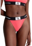 CALVIN KLEIN JEANS CHEEKY HIGH RISE BIKINI ΜΑΓΙΟ ΓΥΝΑΙΚΕΙΟ CORAL