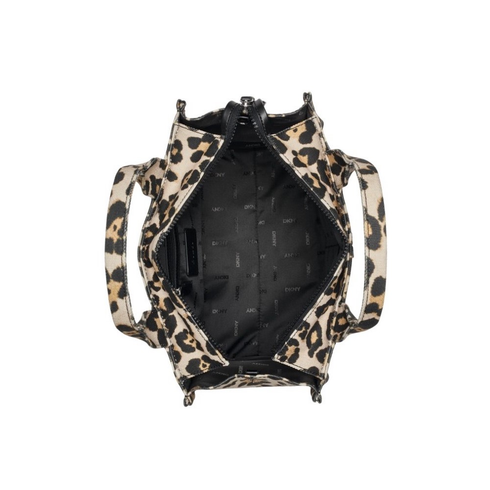DKNY HADLEE TOTE HANDBAG R52ALR57 ΤΣΑΝΤΑ ΓΥΝΑΙΚΕΙΑ LEOPARD
