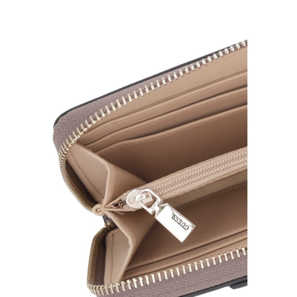 GUESS JANE SLG MEDIUM ZIP AROUND ΠΟΡΤΟΦΟΛΙ ΓΥΝΑΙΚΕΙΟ TAUPE