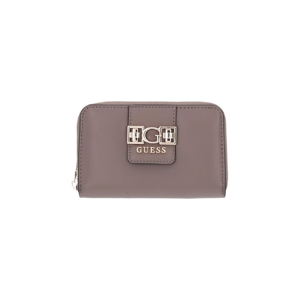 GUESS JANE SLG MEDIUM ZIP AROUND ΠΟΡΤΟΦΟΛΙ ΓΥΝΑΙΚΕΙΟ TAUPE