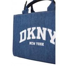 DKNY HADLEE TOTE HANDBAG R52ADR57 ΤΣΑΝΤΑ ΓΥΝΑΙΚΕΙΑ BLUΕ DENIM
