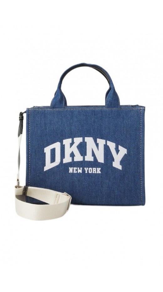 DKNY HADLEE TOTE HANDBAG R52ADR57 ΤΣΑΝΤΑ ΓΥΝΑΙΚΕΙΑ BLUΕ DENIM