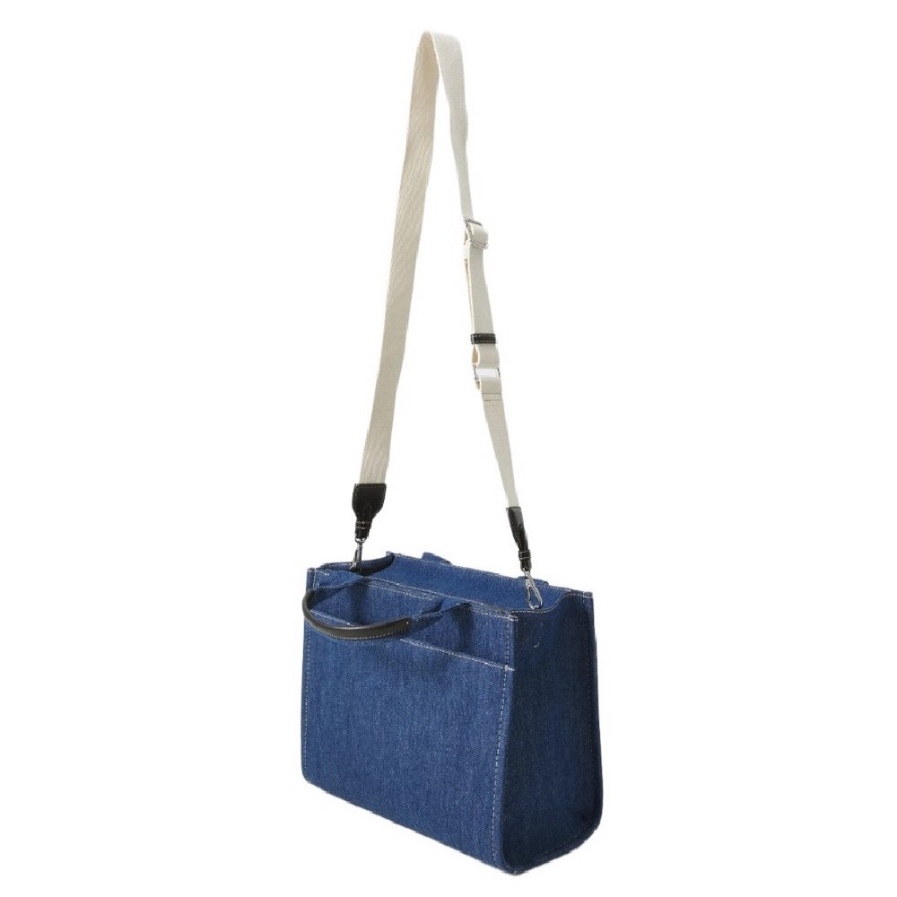 DKNY HADLEE TOTE HANDBAG R52ADR57 ΤΣΑΝΤΑ ΓΥΝΑΙΚΕΙΑ BLUΕ DENIM