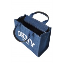 DKNY HADLEE TOTE HANDBAG R52ADR57 ΤΣΑΝΤΑ ΓΥΝΑΙΚΕΙΑ BLUΕ DENIM