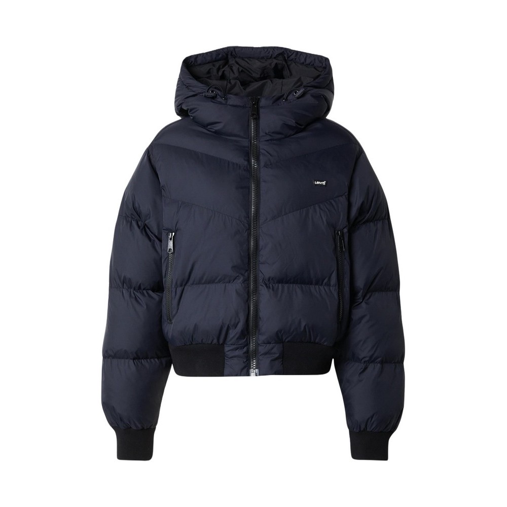 LEVIS NOE WESTERN CROP PUFFER JACKET ΜΠΟΥΦΑΝ ΓΥΝΑΙΚΕΙΟ NAVY