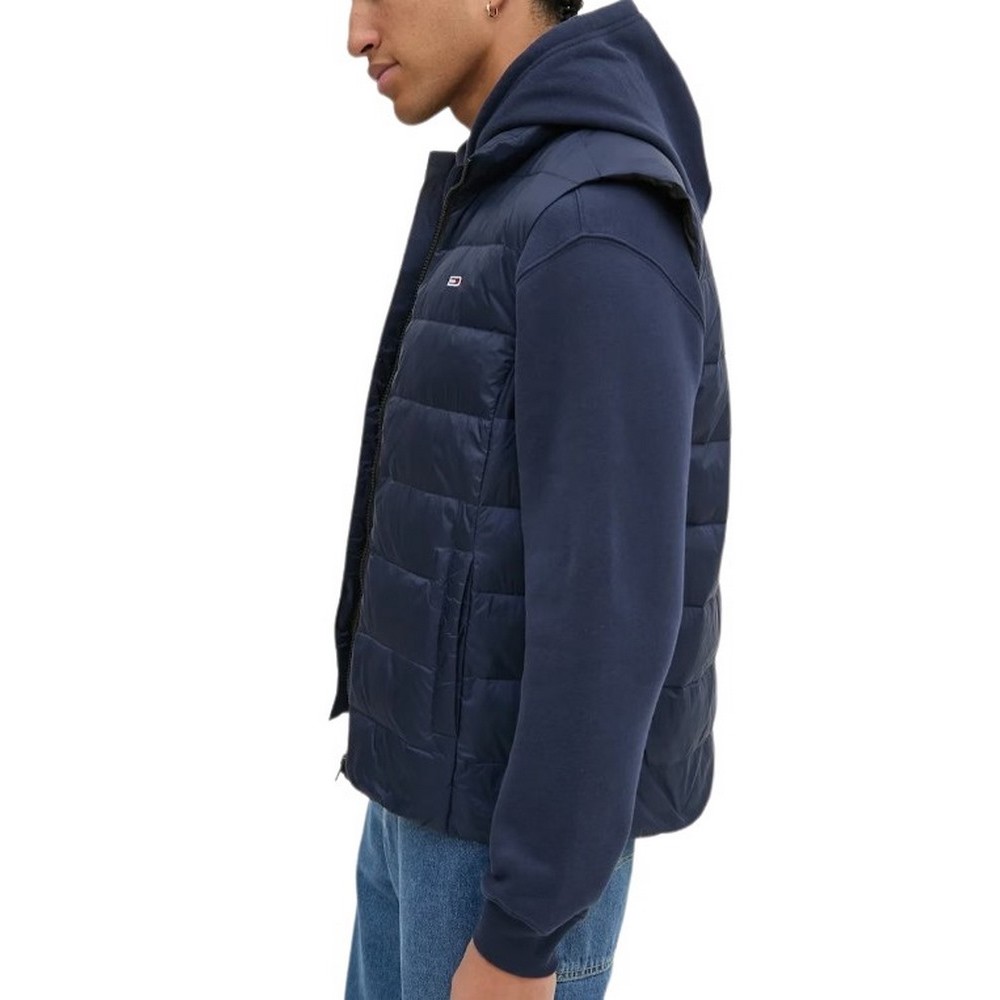 TOMMY JEANS  LT DOWN VEST EXT ΓΙΛΕΚΟ ΜΠΟΥΦΑΝ ΑΝΔΡΙΚΟ DARK NAVY