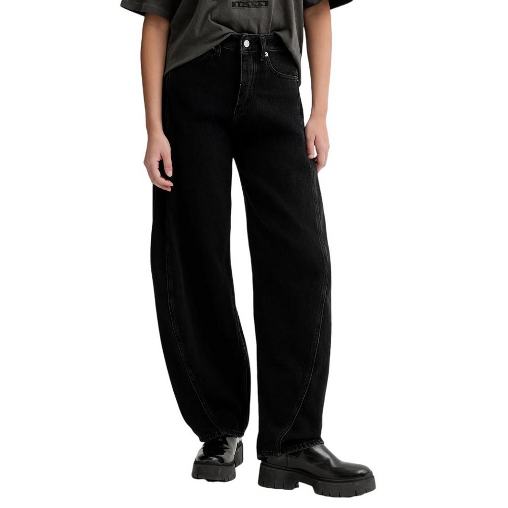 TOMMY JEANS MID RISE BARREL JEAN EI4086 ΤΖΙΝ ΠΑΝΤΕΛΟΝΙ ΓΥΝΑΙΚΕΙΟ DENIM BLACK