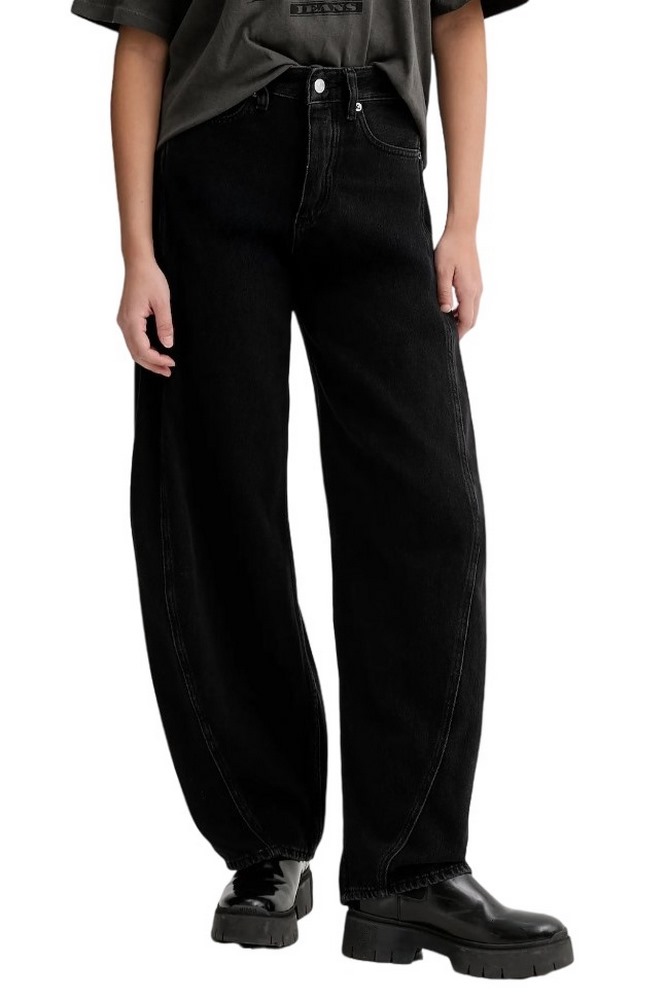 TOMMY JEANS MID RISE BARREL JEAN EI4086 ΤΖΙΝ ΠΑΝΤΕΛΟΝΙ ΓΥΝΑΙΚΕΙΟ DENIM BLACK