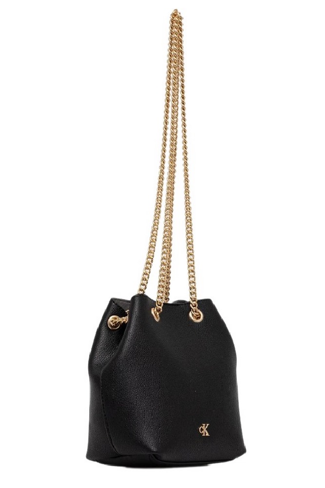 CALVIN KLEIN MNML MNGRM CHN BCKT ΤΣΑΝΤΑ ΓΥΝΑΙΚΕΙΑ BLACK