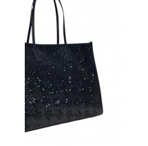 TOMMY HILFIGER CITY TOTE MONO ΤΣΑΝΤΑ ΓΥΝΑΙΚΕΙΑ BLACK