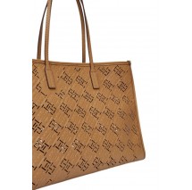 TOMMY HILFIGER CITY TOTE MONO ΤΣΑΝΤΑ ΓΥΝΑΙΚΕΙΑ BEIGE