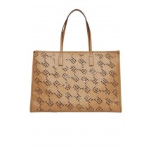 TOMMY HILFIGER CITY TOTE MONO ΤΣΑΝΤΑ ΓΥΝΑΙΚΕΙΑ BEIGE