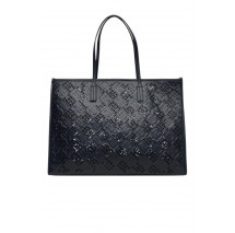 TOMMY HILFIGER CITY TOTE MONO ΤΣΑΝΤΑ ΓΥΝΑΙΚΕΙΑ BLACK