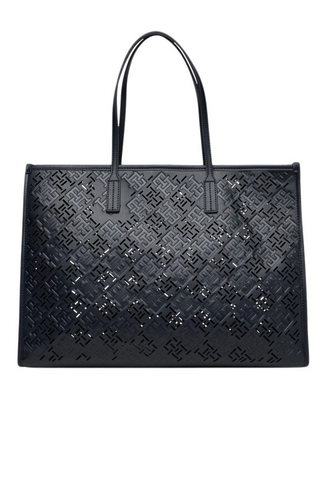 TOMMY HILFIGER CITY TOTE MONO ΤΣΑΝΤΑ ΓΥΝΑΙΚΕΙΑ BLACK