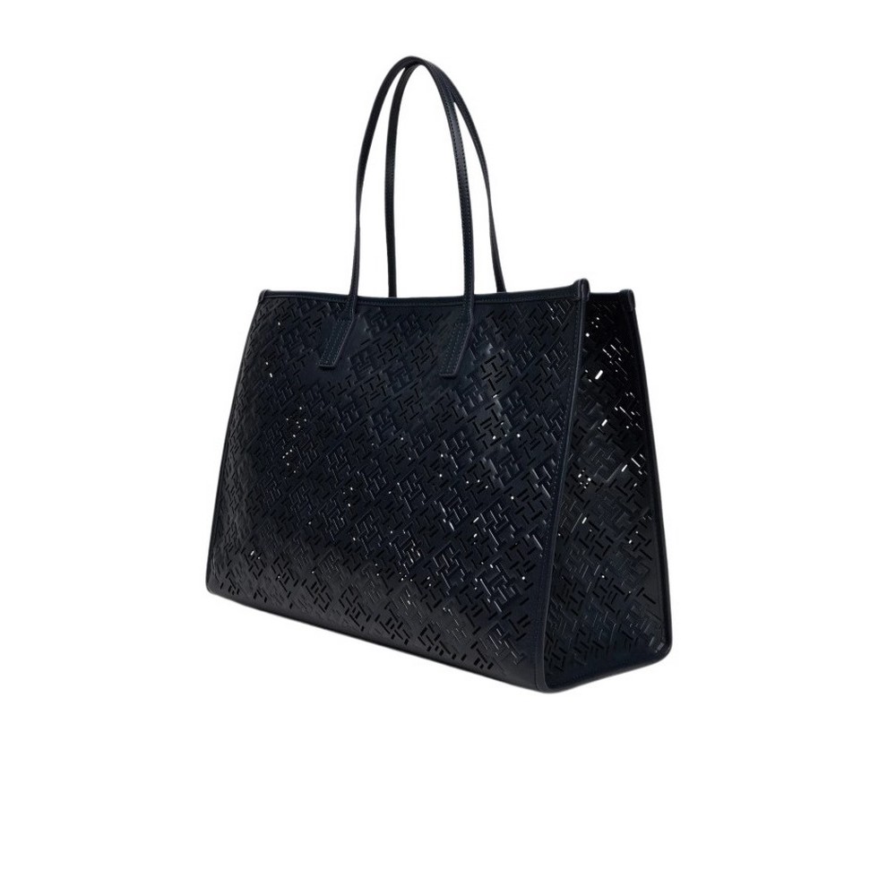 TOMMY HILFIGER CITY TOTE MONO ΤΣΑΝΤΑ ΓΥΝΑΙΚΕΙΑ BLACK