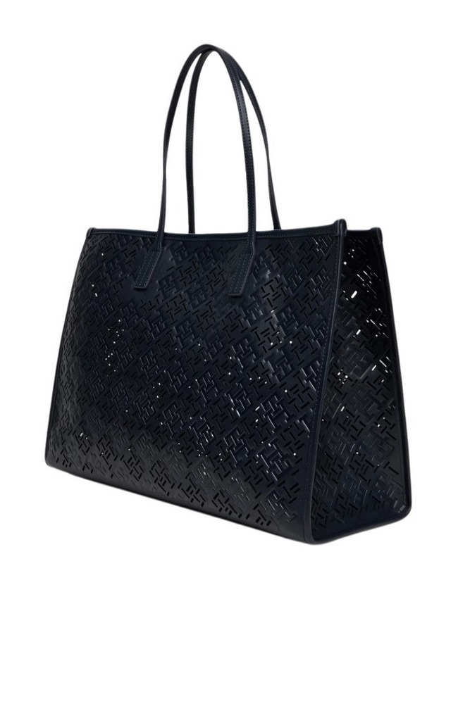 TOMMY HILFIGER CITY TOTE MONO ΤΣΑΝΤΑ ΓΥΝΑΙΚΕΙΑ BLACK