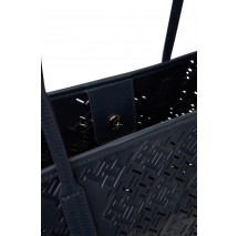 TOMMY HILFIGER CITY TOTE MONO ΤΣΑΝΤΑ ΓΥΝΑΙΚΕΙΑ BLACK